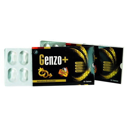 Genzo+ Natural Performance Booster – Tribulus, Ginseng, Vitamin E & Selenium