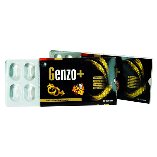 Genzo+ Natural Performance Booster – Tribulus, Ginseng, Vitamin E & Selenium