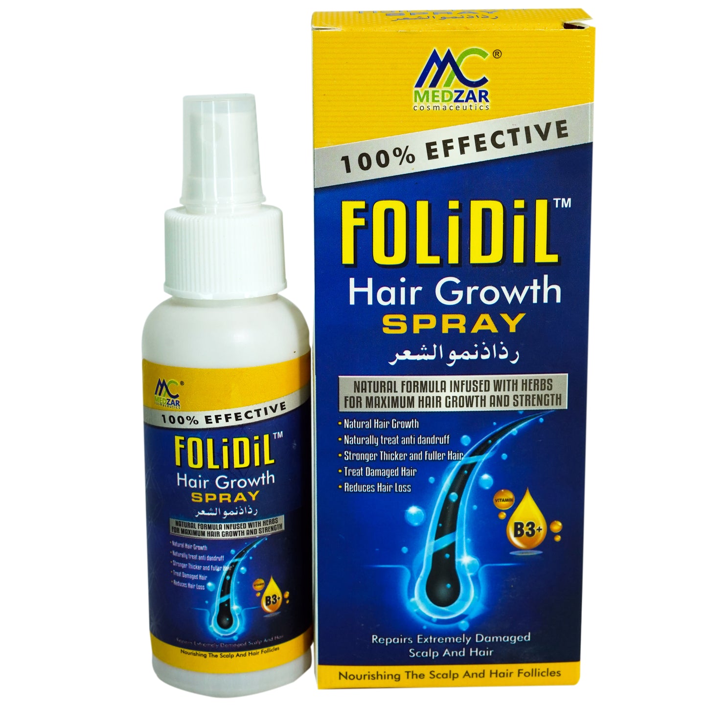 Folidil Hair Growth Spray – 85ml